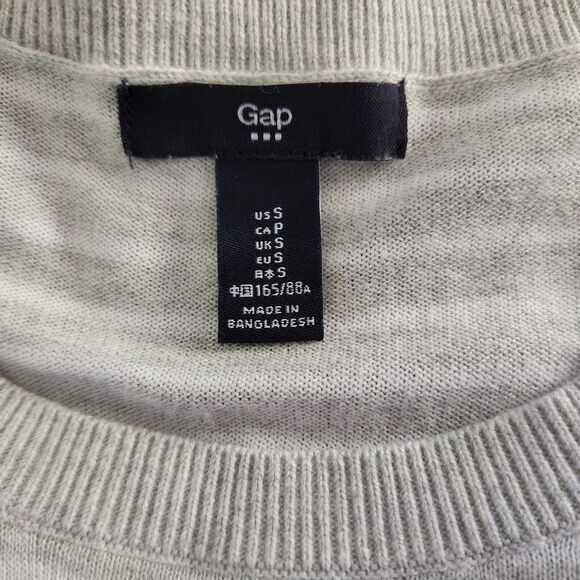 Gap Ombre Sweater Womens Size Small Stripe Long Sleeves Round Neck Pullover - Picture 8 of 8
